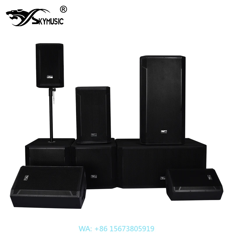

Акустическая система STX828S Pro Audio с двумя 18-дюймовыми сабвуферами, бас-бокс для диджеев, 2000 Вт