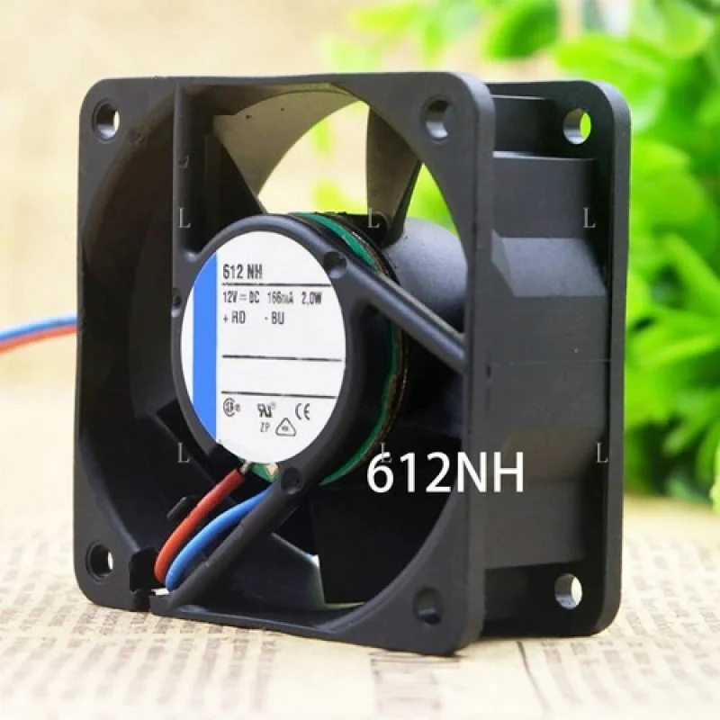 

L for Ebmpaps Electronic device fan 60*60*25mm 612NH 12VDC 2W 166mA Fast Shipping