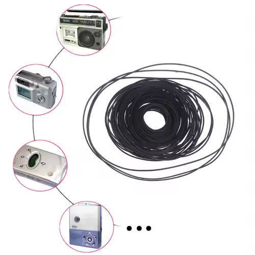 30-120pack Universal Mix Replacement Rubber CD DVD Rubber Belt Turntable New Assorted Strap Cassette Tape Recorder Cassette Tape - Image 2