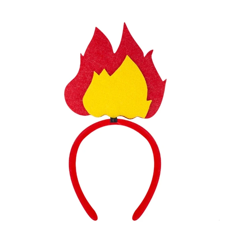 

Creative Flame Hairband Costume Accessory Skirt Hairhoop For Theme Event Costume And Special Occasion Accessory