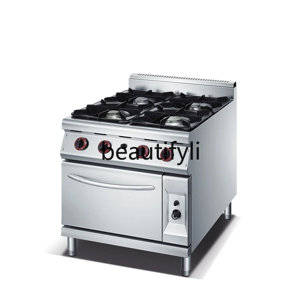 

Direct gas supply, restaurant rice stove with oven, six-eye stove with oven for cateringX
