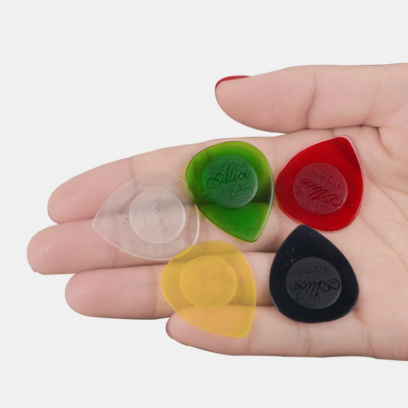 5/10 stücke Gitarre Picks Wasser Tröpfchen Form 1/2/3mm Akustische Elektrische Bass Plektrum Mediator Schnelle Picking gitarre Zubehör TMZ – Detail 3