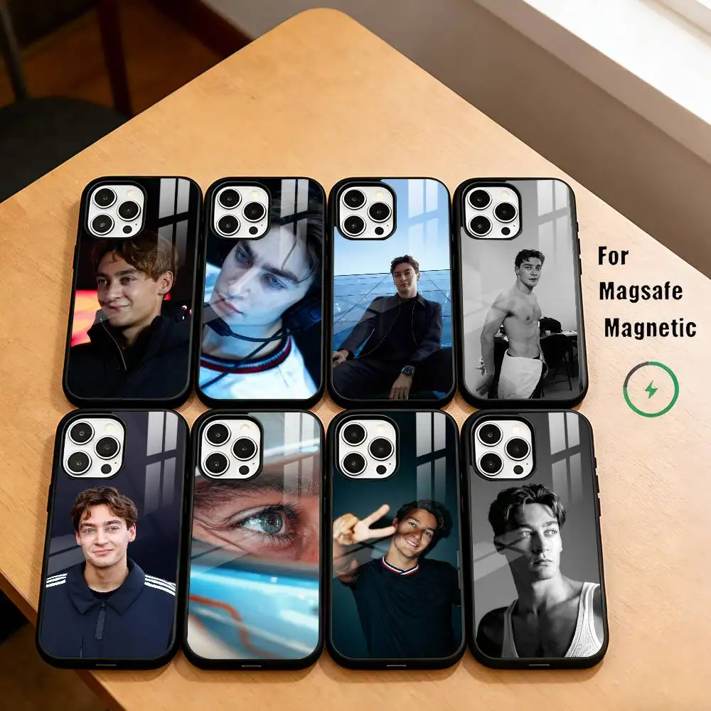 

Race car driver G-George Russell Phone Case Magnetic For Magsafe Wireless Charging For iPhone17,16,15,14,13,12,11 Plus,Pro