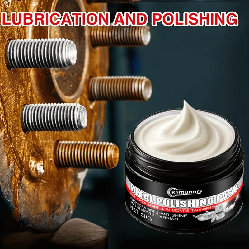 Multi-purpose metal rust remover paste, suitable for car parts, wheel hubs, hardware, cookware and other metal items