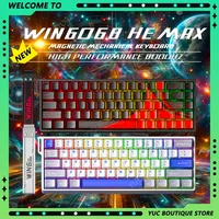 Aula win60/68 HE E-sports Gaming Keyboard Magnetic Switch 8k Wired Hot Swap RGB Mechanical Keyboards Customized PC Accessories
