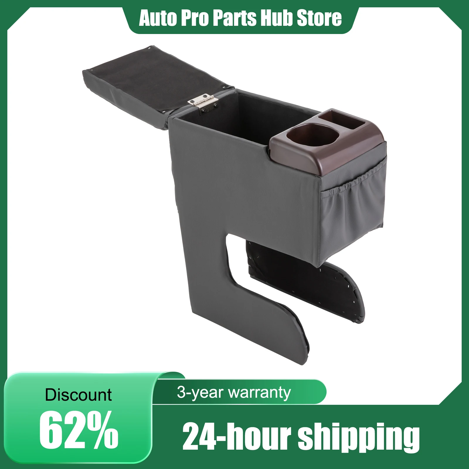 

Universal Armrest Pad, Center Console Storage Box, Universal Arm Rest Pad, Black Car Handgrip Accessories, Repair Kit