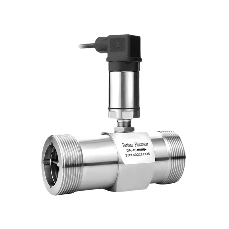 Picture 5: Liquid Turbine Flowmeter Pulse Signal SS304 DN25 DN50 Diesel Oil Milk Alcohol Methanol Pure Water Turbine Flow Meter Sensor