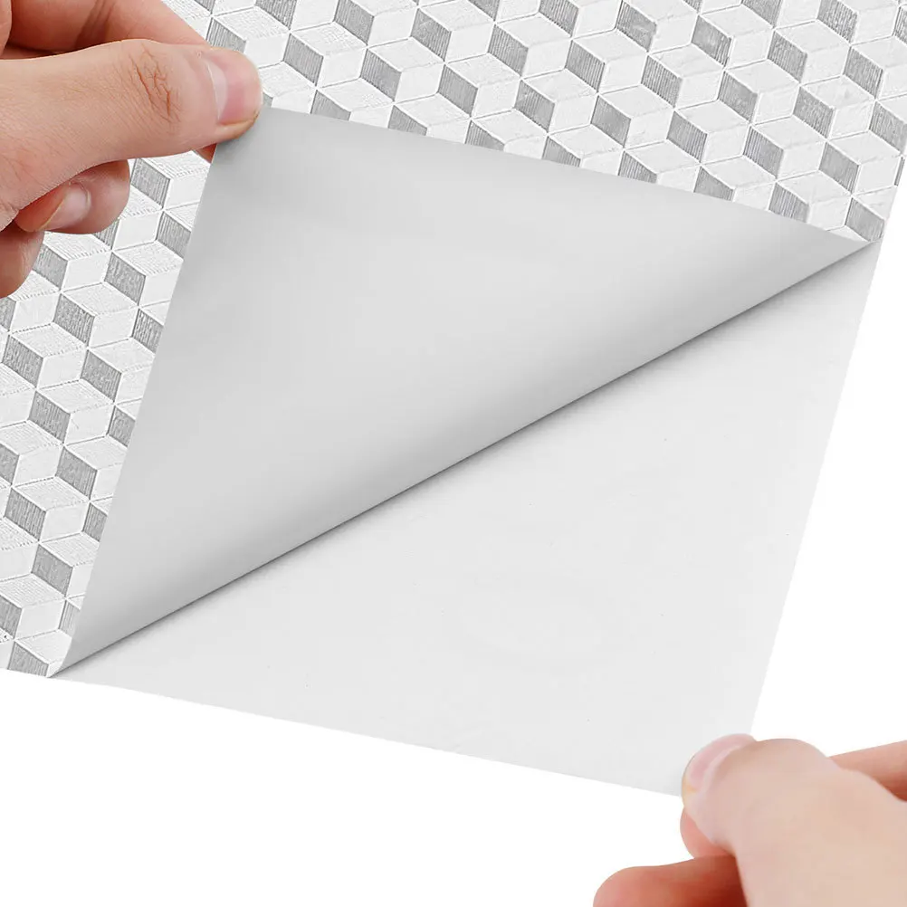 

1 Roll Oil Proof Wall Sticker Kitchen Decor Heat Resistant Peel Stick Greaseproof Wallpaper For Kitchen Wall Protection Self