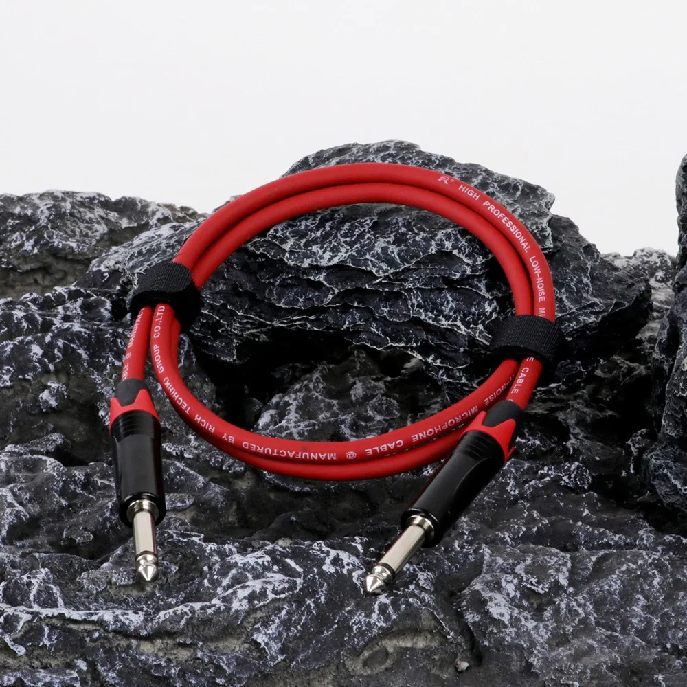 سلك مقبس أحادي إلى مقبس توصيل صوتي للذكور للخلاط ، الغيتار الكهربائي ، مكبر صوت جهير ، مكبر صوت ، كابل ، من من من من من من من من الخارج ، من الخارج ، من الخارج ، من الخارج إلى الخارج