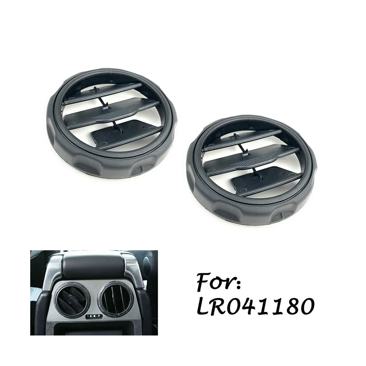 1Pcs Car Rear Centre Console Air Vent Rear Air Outlet Vent Grille Bezel LR041180 for Land Rover LR4 LR3 RR Sport