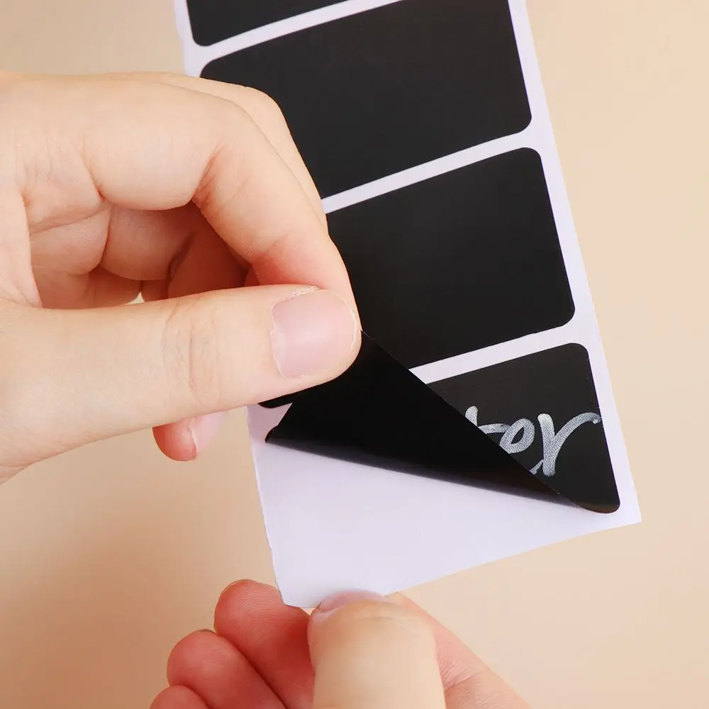 150pcs/roll Kitchen Chalkboard Spice Bottle Tags Marker Pen Blackboard Label Labels Stickers