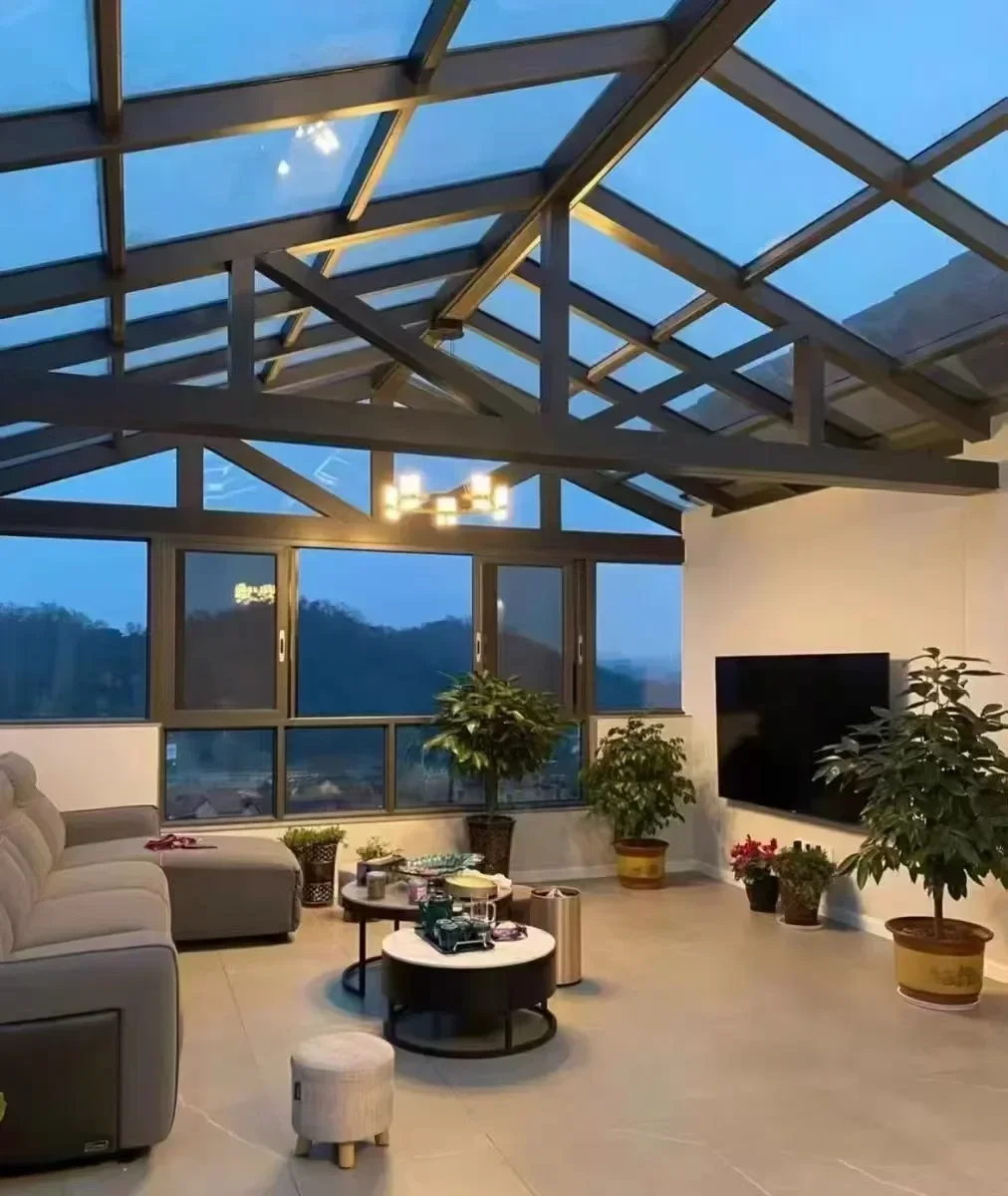 High Quality All-Season Aluminum Sunroom Pergola Modern Design Easily Assembled for Hotels Europe's Popular Authentic Product