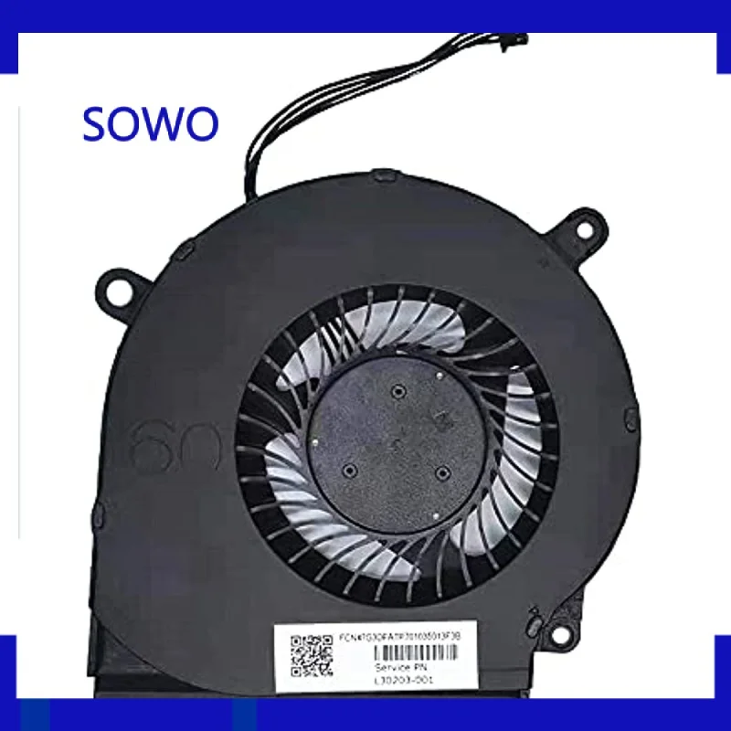 CPU Cooling Fan for HP OMEN 15-DC 15-DC0013TX 15-DC0004TX 15-DC0005TX 15-dc0007TX 15-dc0009TX TPN-Q211 G3D-GPU L30203-001 Fan