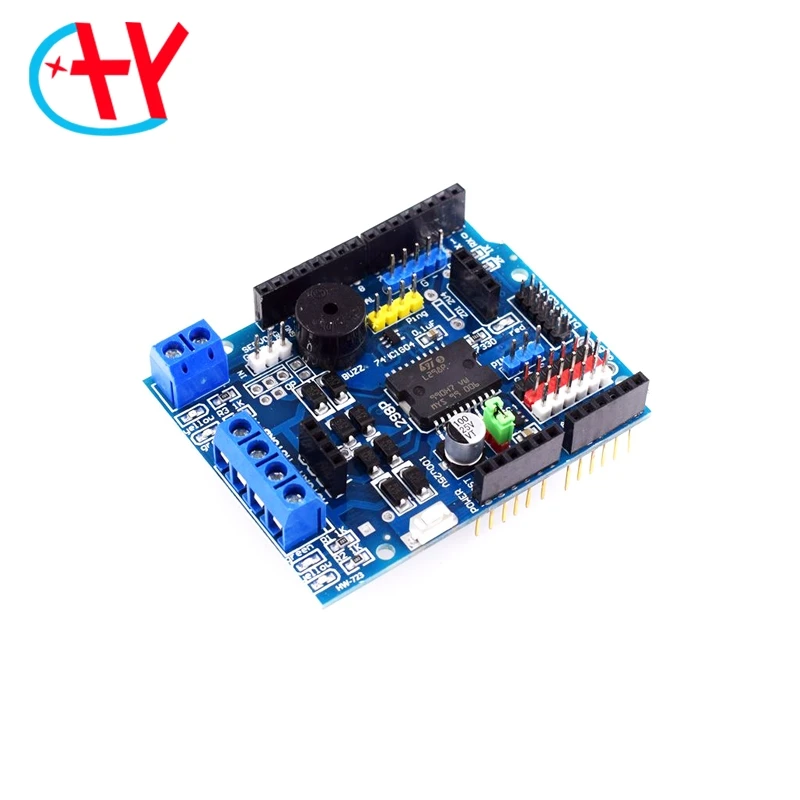 L298P Shield R3 DC Motor Driver Shiled Board Module 2A Dual Full Bridge H-Bridge 2 Way For Arduino UNO r3 Relay 5V 12V