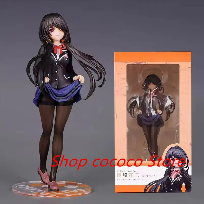 23cmDate A Live Tokisaki Kurumi Nightmare Anime Handmade Action Figures Doll Desktop Collection Male and Female Gifts