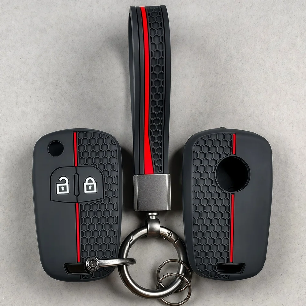 New Car Flip Key Case Cover Shell for Chevrolet Cruze Aveo Trax Sail Malibu Captiva Opel Vauxhall Astra J Corsa Insignia Mokka
