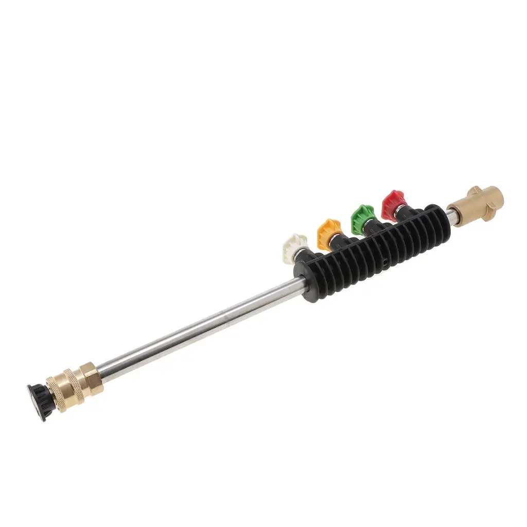 Pressure Sprayer Copper Wand Extension with Multi Angle Spray Tips for Karcher K2 K3 K5 Car and Home Washing