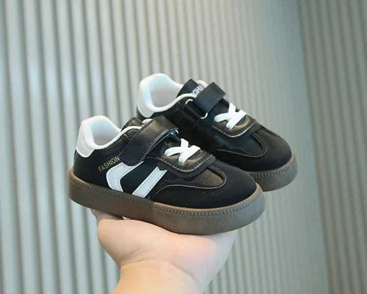 Frühling Herbst Kinder Weichsohlen Rutschfeste Retro-Skateschuhe Mädchen Junge Atmungsaktive Baby-Sportschuhe Leichte Freizeitschuhe Kinder – Detail 9