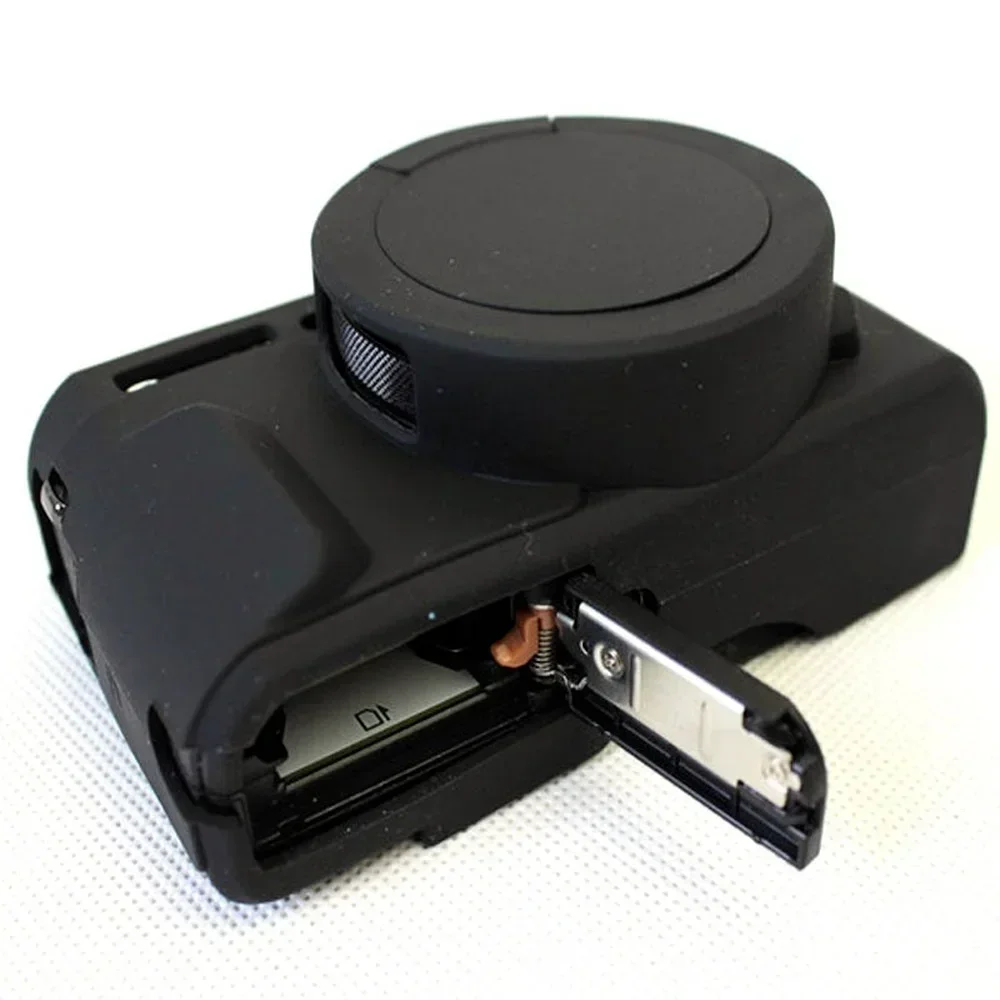 For Canon G7X2 G7X3 G7X Mark 2 3 Silicone Case with Lens Cap Dustproof Soft Rubber Camera Cover for G7X II G7XIII Anti-fall Case