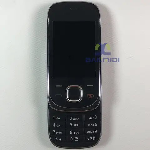 Original 7230 Old Used Mobile Cell Phone GSM 2G 3G English Russian Hebrew Arabic Keyboard Unlocked Slider Cellphone