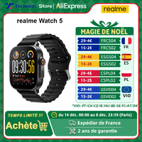 Global Version realme Watch 5 Smartwatch Compass & Independent GPS with 5 GNSS 1.97\