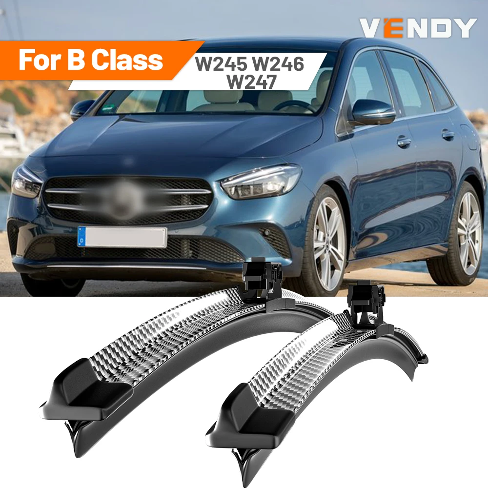Für Mercedes Benz B-Klasse W245 W246 W247 2005–2023 2015 2016 2018 2019 2019 2 Stück Frontscheibenwischerblätter Scheibenwischer