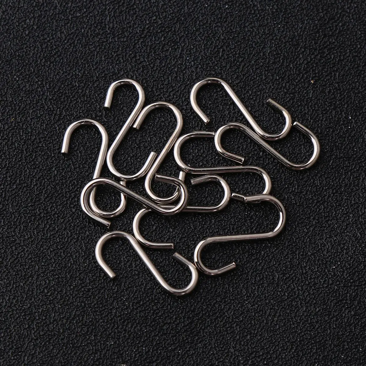 Mini S Em Forma De Ganchos De Aço Inoxidável, Cabides Resistentes, Acessório De Jóias De Metal DIY, Ganchos Pendurados De Alta Qualidade, 100Pcs