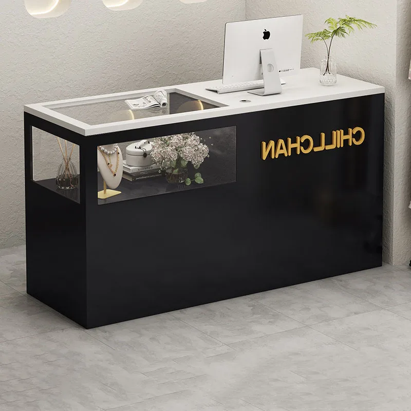 Universal Welcome Reception Desks Hotel Display Save Space Relaxing Reception Desks Luxury Comptoire Accueil Home Decoration