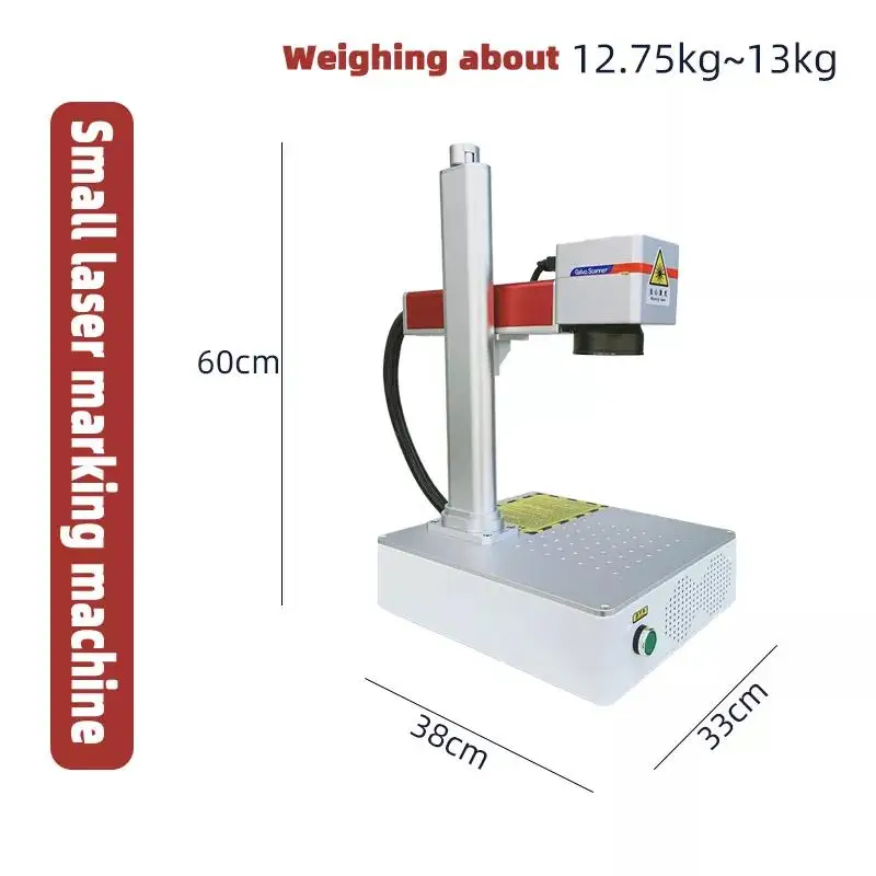 10W 20W 30W 50W 100W Desktop Metals Steel Parts Raycus Max IPG JPT Optical Fiber Laser Marker Marking Engraving Machine Price