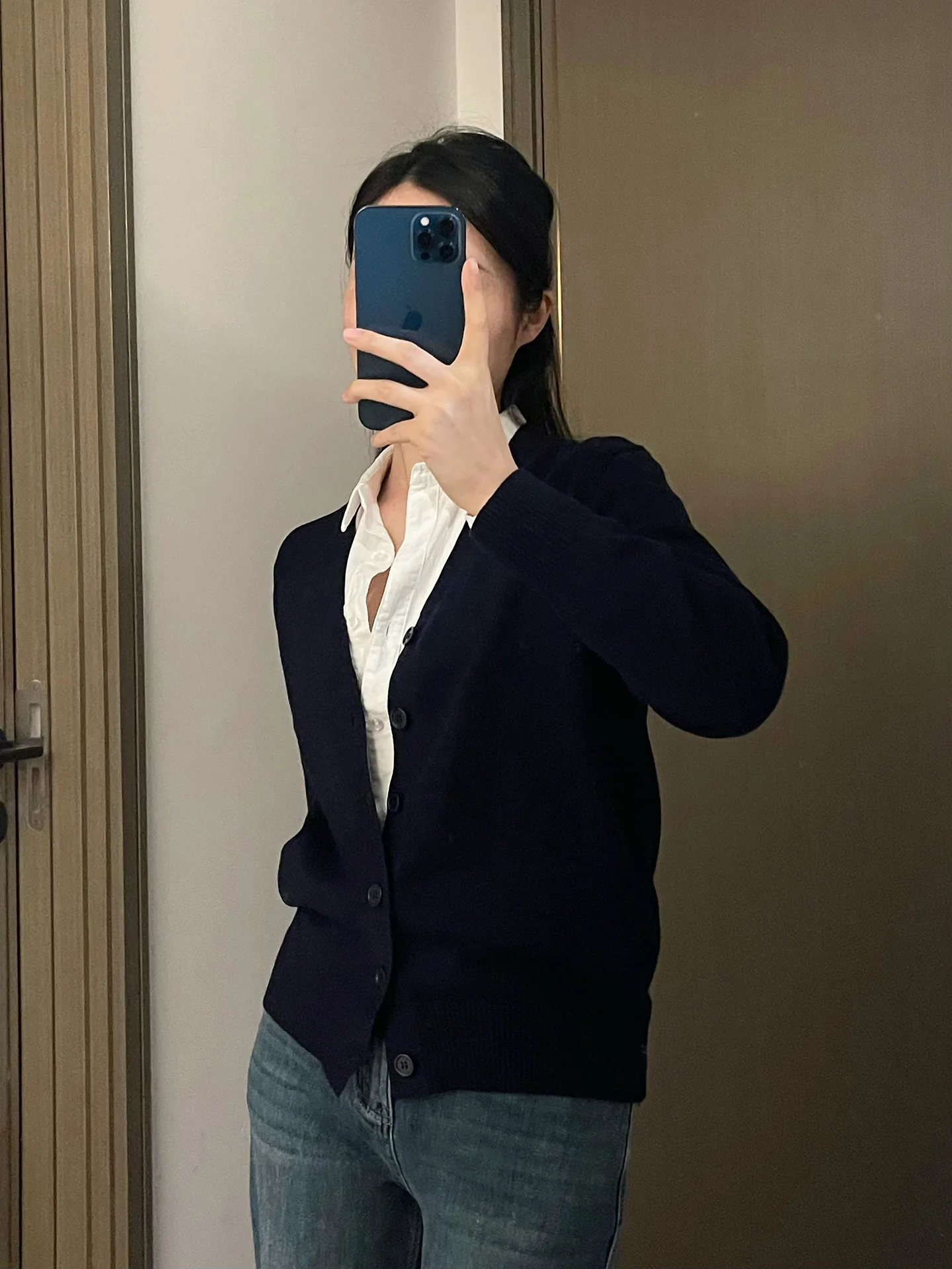 

Dakai Knitted V-ne Open Cardigan Single Button Anti-aging Artistic Commuter Top Women's Faion French Sle Loose Fit Pure...