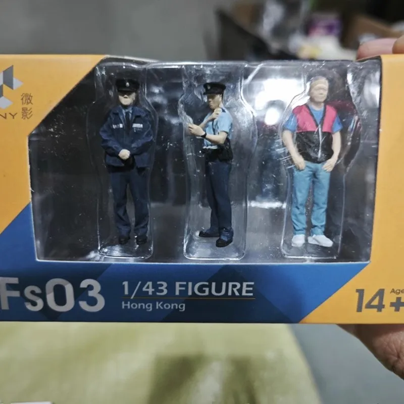 In Voorraad Echt 1/43 Hongkong Karakter Set Scène Accessoires Actie Anime Figuur Modle Ornament Speelgoed
