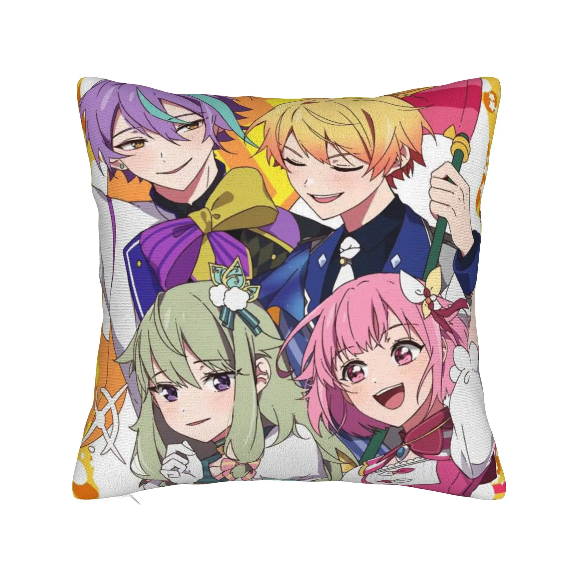 rui kamishiro tenma tsukasa Pillow Covers Soft Cushion Cover Gift Wonderlands x Showtime Throw Pillow Case Cover Home Multi-Size