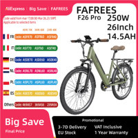 Fafrees F26 Pro Electric Bicycle for Men Mountain Bike 250W 36V 14.5Ah Lithium Battery City E-bike