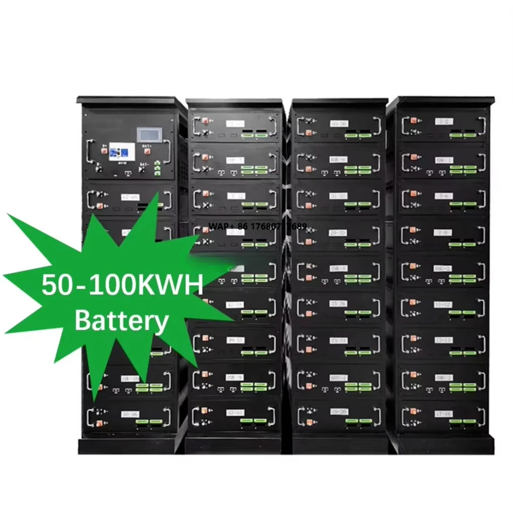 High Voltage LiFePO4 ESS 107kWh Battery Bank 384V 280Ah with Air Cooling Hybrid Inverter Solar/Grid Storage