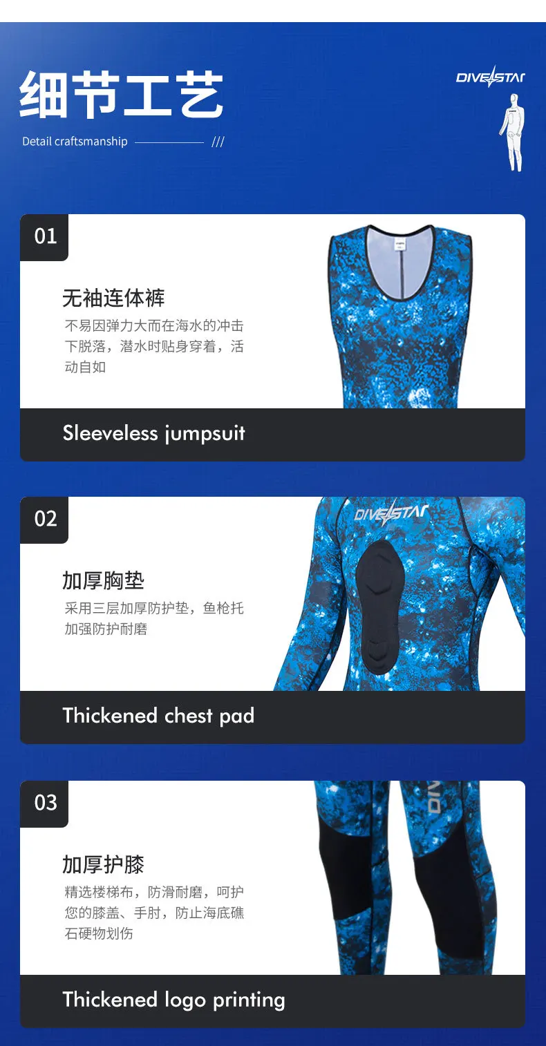0.5mm Lycra Wetsuitsurf Scuba Diving Suit Equipment Underwater Fishing Spearfishing Kitesurf Swimwear Wet Suit Equipment