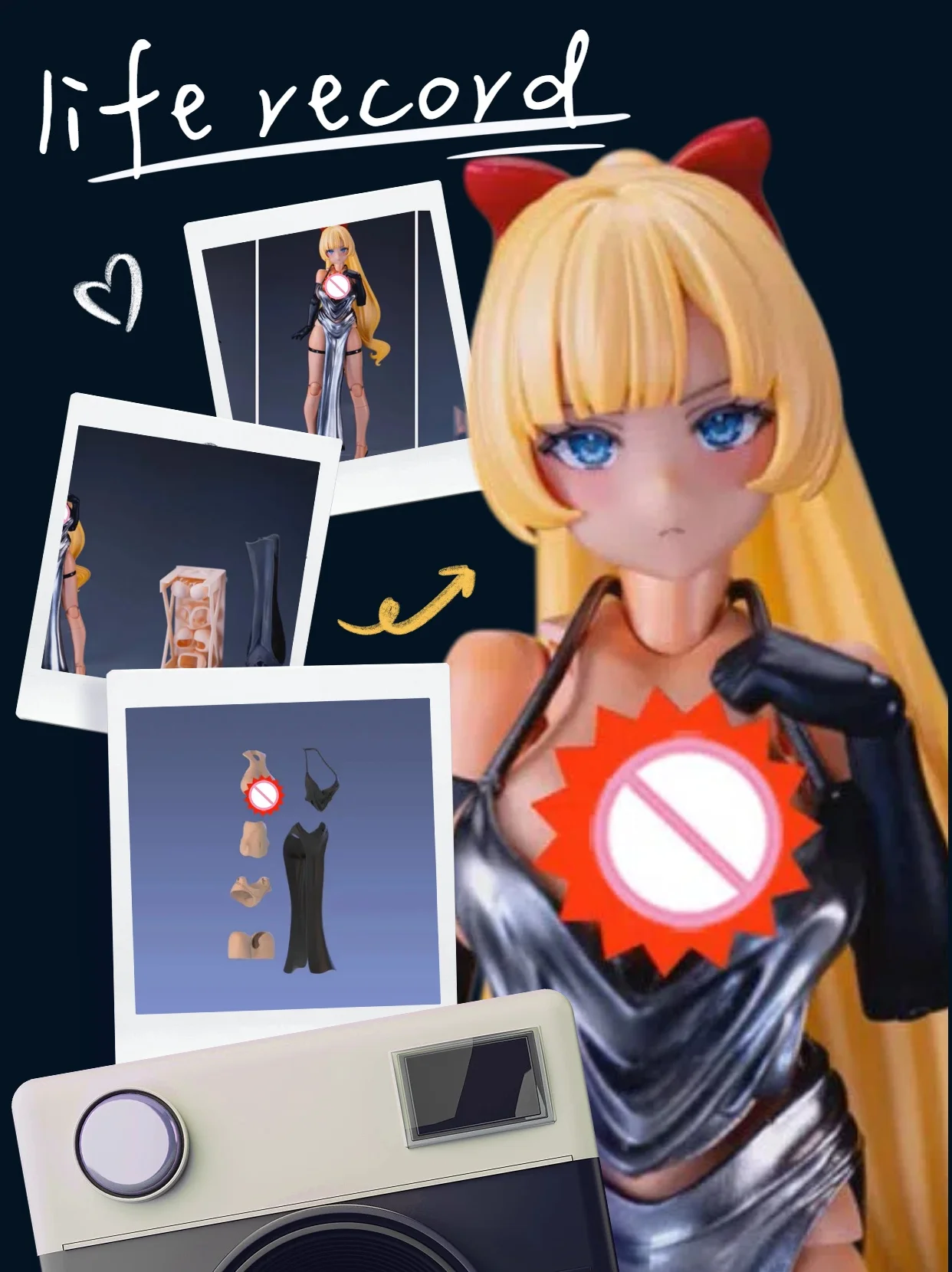 

【Неокрашенное】Женский солдат в масштабе 1/12, 3D-печать, платье из мягкого резинового материала из смолы для 6-дюймового экшн-фигурки, мобильный костюм MEGAMIDEVICE