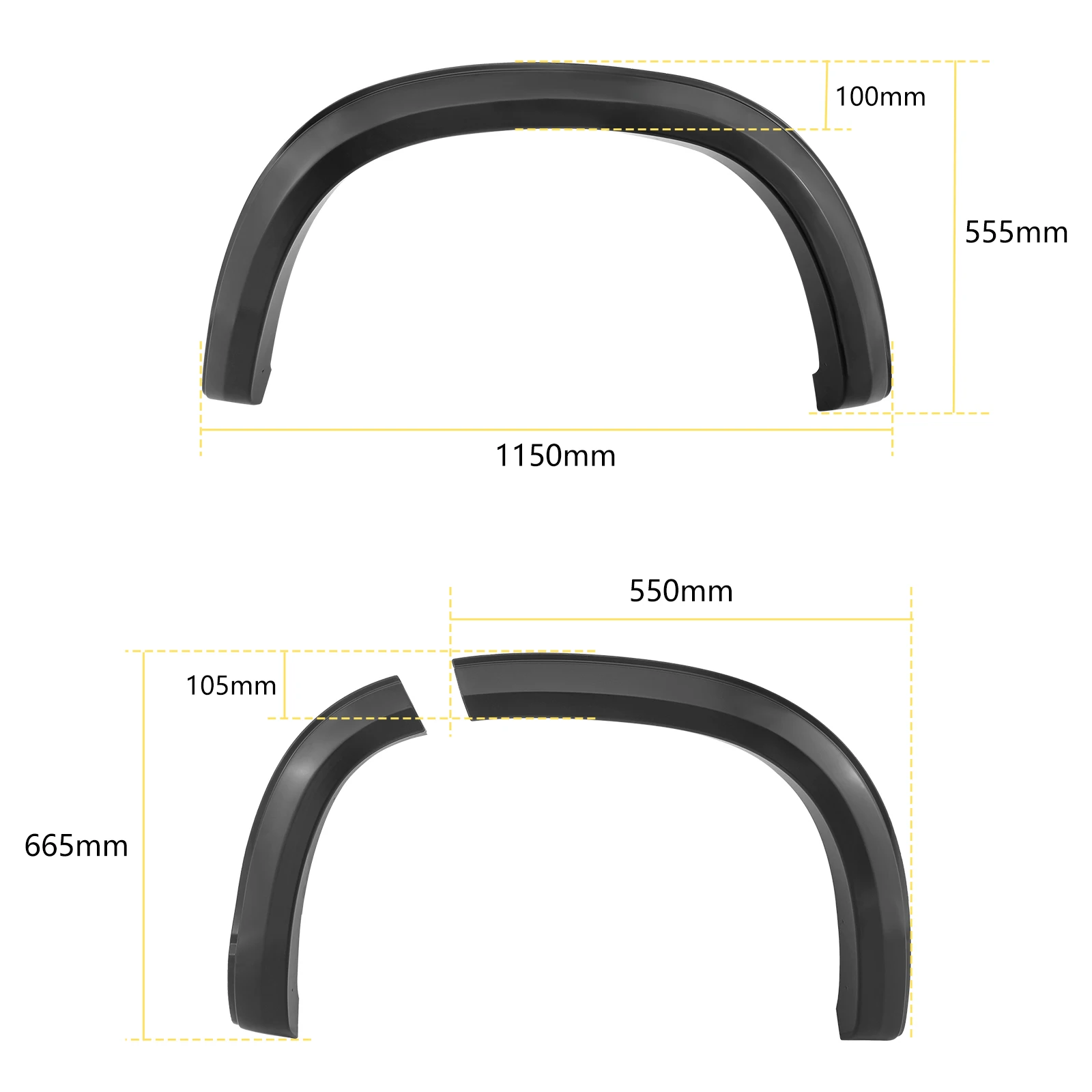 Fender Flares Wheel Arch For Mitsubishi l200 triton 2019-2022 Mitsubishi Strada Strakar Mitsubishi Barbarian Montero 2020