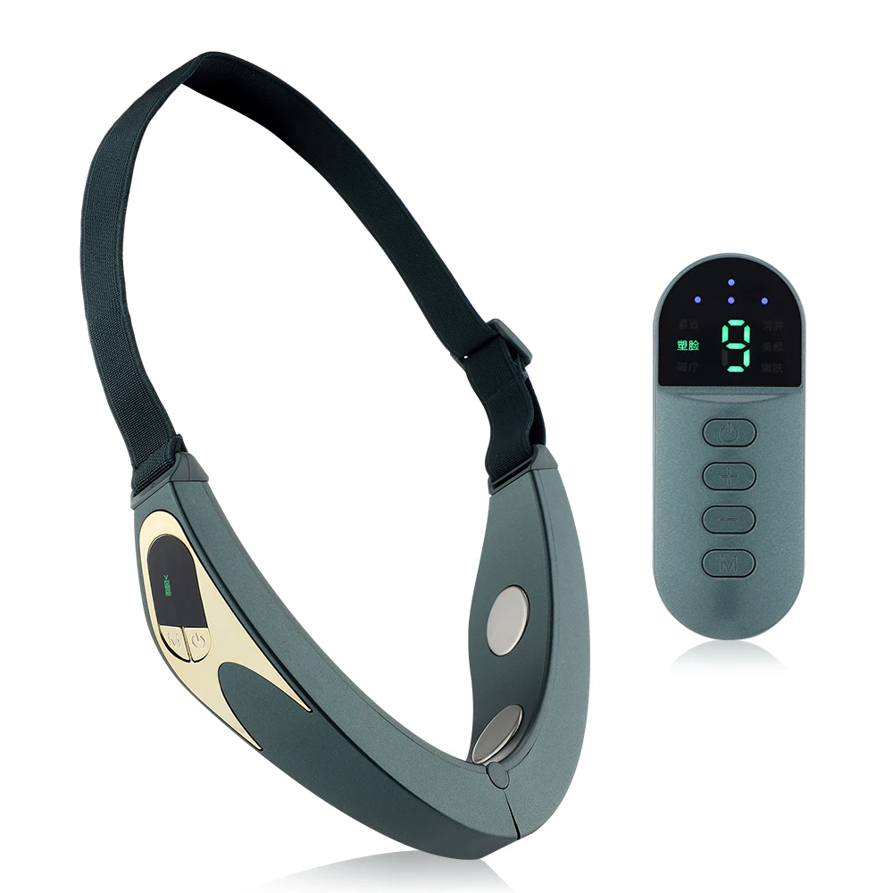 الكهربائية الخامس الوجه جهاز شد الوجه مزدوجة الذقن الخامس الوجه مُدلك بالاهتزاز 6 وضع ساخنة تجديد الجلد الدافئة ضغط مدلك