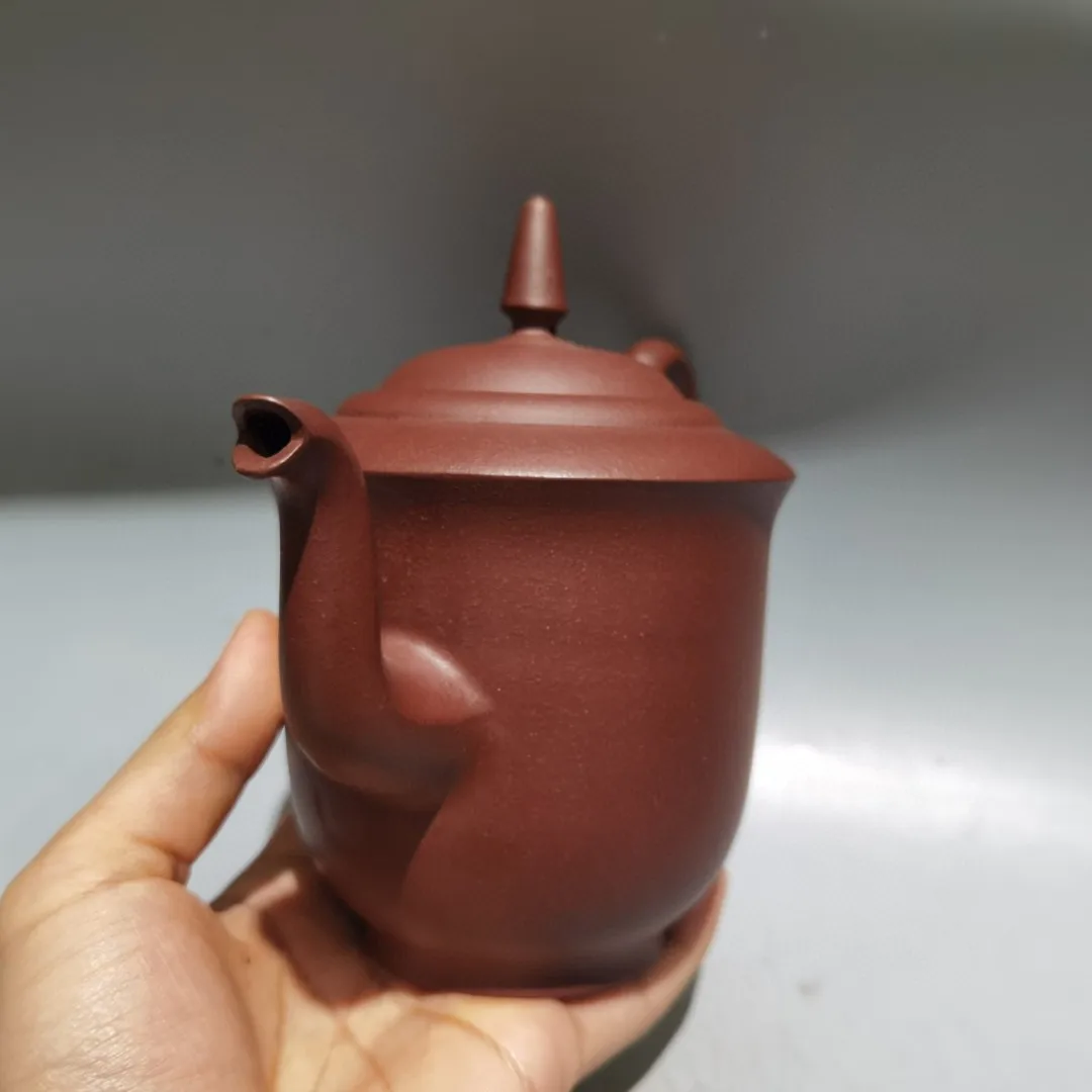 Yixing Purple Clay Pot Trophy shape Master, bring the pot Kettle Teapot Pot Tea Amass wealth Ornaments
