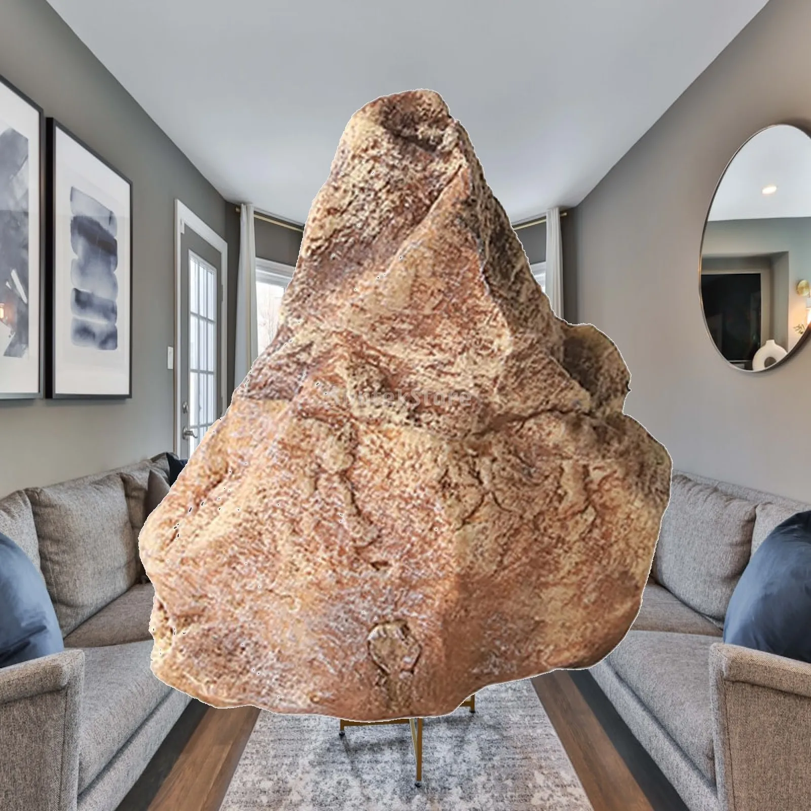 Artificial Rock Lightweight Creative Landscape Decoration Sandstone Landscape Realistic for Homes Aquarium Stations Decor Hotels