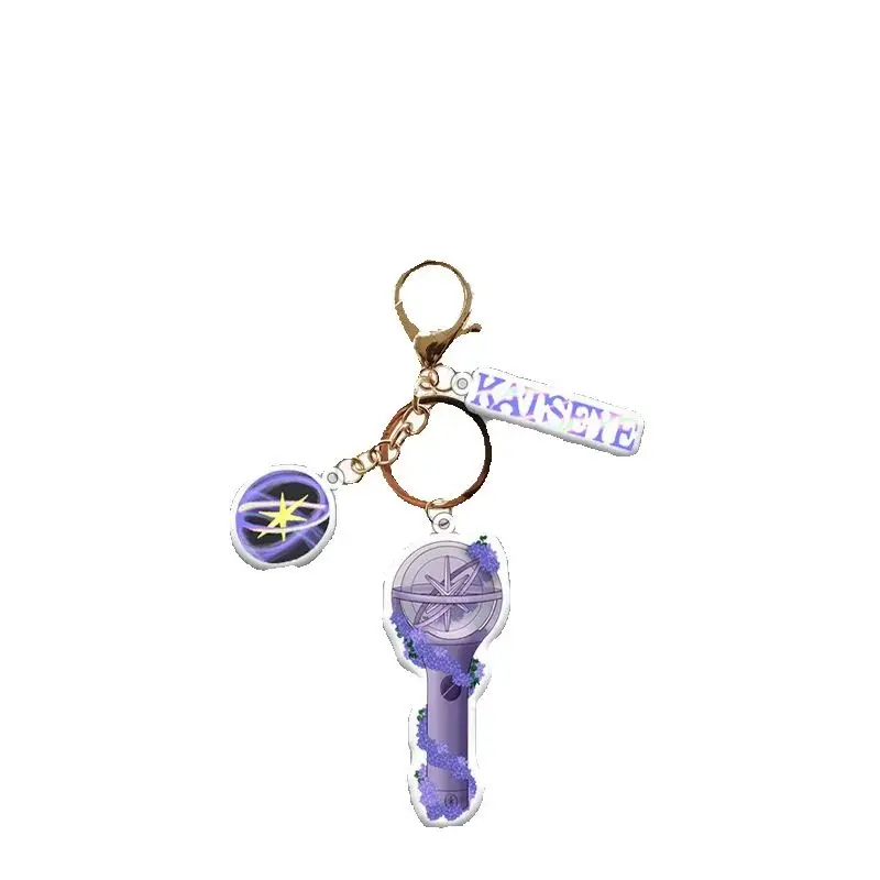 3 шт. KPOP KATSEYE BEAUTIFULCHAOS Light Stick брелок для сумки подвески MANON SOPHIA DANIELA LARA MEGAN YOONCHAE Fans Collect подвески