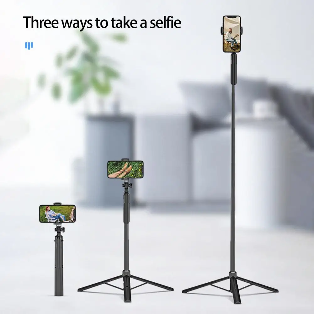 

1 Set Practical 360 Degree Panoramic Shooting Height Adjustable Inception Mode Stable Handheld Selfie Stand for Travel