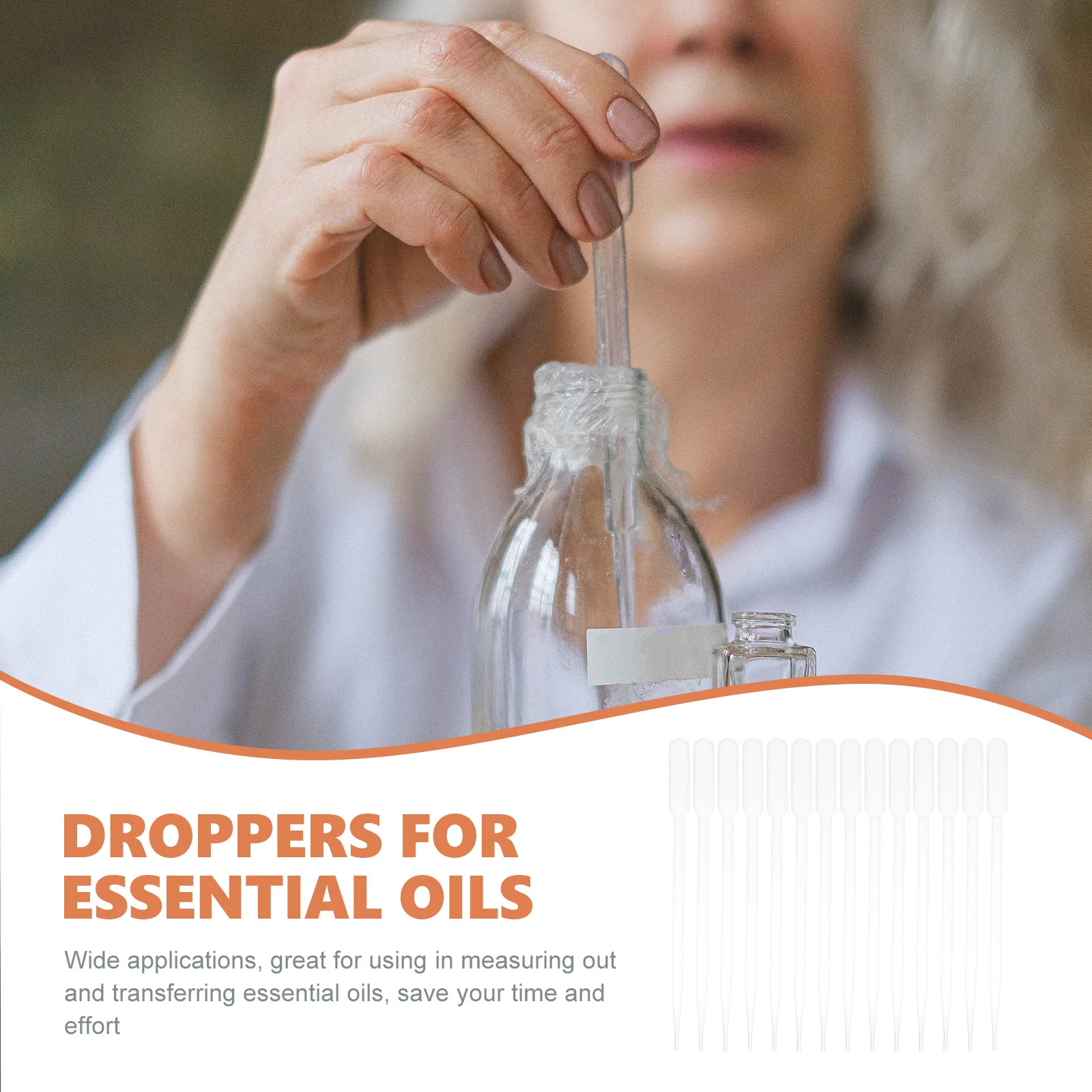 

100pcs 5Ml Transparent Pipette Graduated Dropper For Essential Oils Labs Diy Craft Chemistry Experiment Liquid Transfer