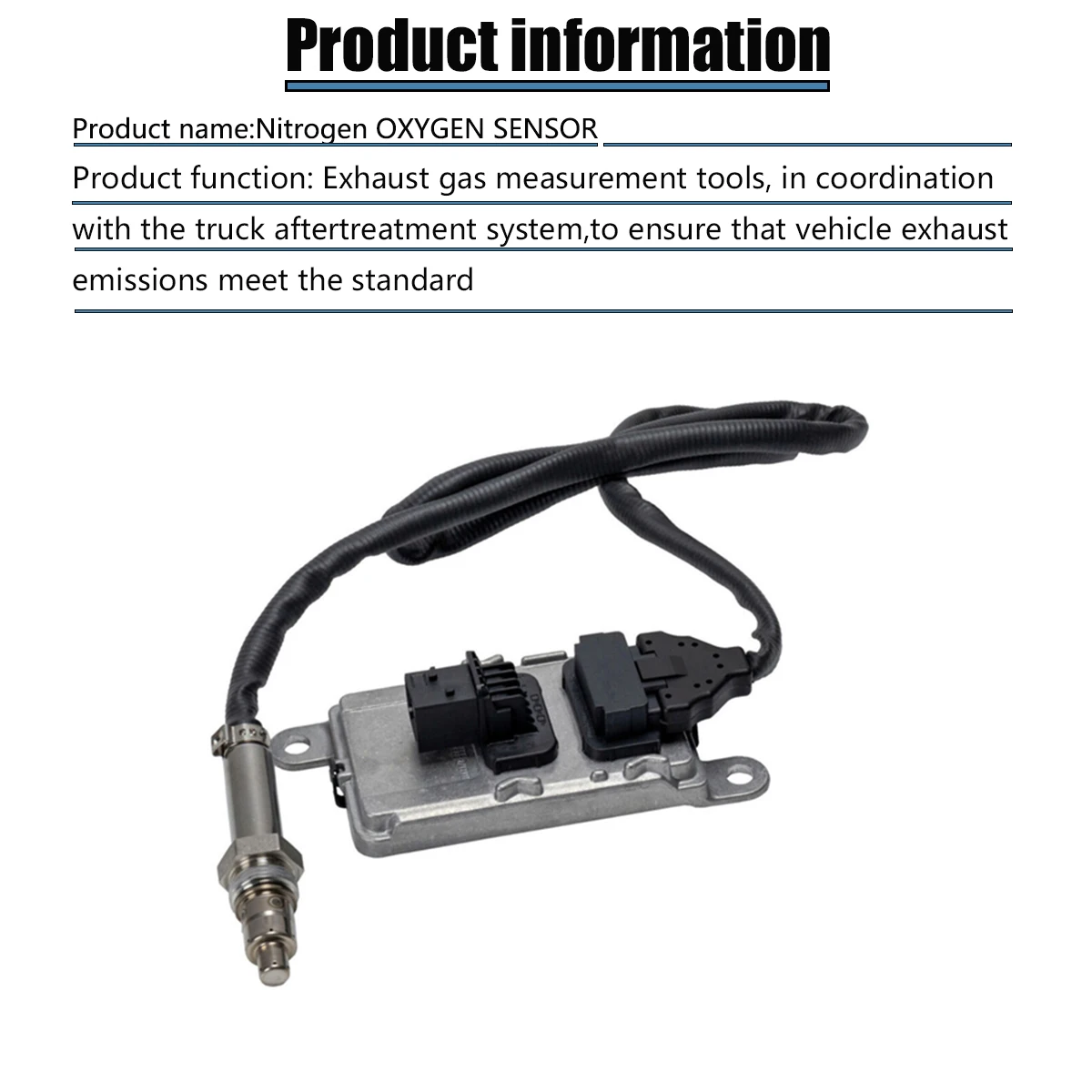 A0101539428 Nitrogen Oxides Nox Sensor For Mercedes-Benz A0101539001 5WK9 6363