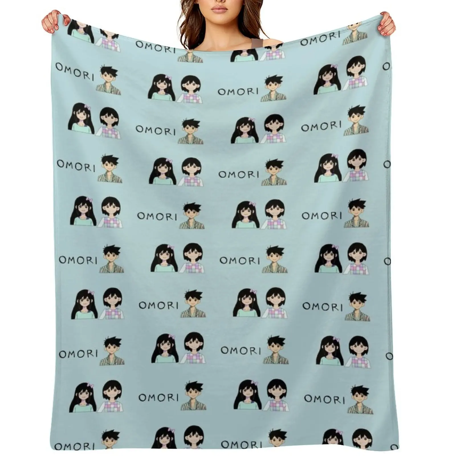 

Omori set Throw Blanket Luxury Throw Travel Soft Decorative Sofas Blankets