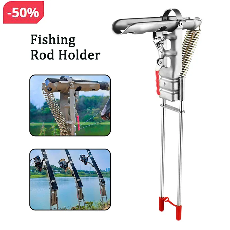 

Automatic Fishing Bracket Sea Pole Throwing Rod To Insert Spring Bracket Rod Pole Lifter Fishing Gear Fishing Tools