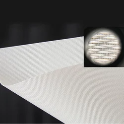 Acoustically Transparent Projector Screen Fabric Sound Acoustic Weave Perforated Curtain without Frame
