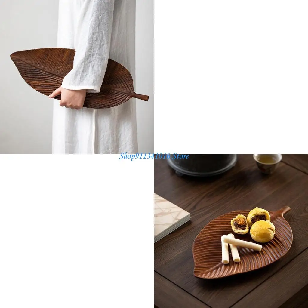 Wooden Refreshment Tray Fruit Tray Dessert Plate Japanese