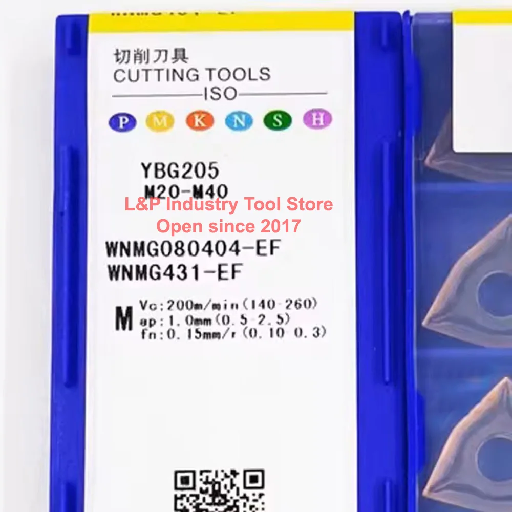 Peças originais da máquina do torno do metal cnc WNMG080404-EF WNMG080408-EF ybg205 ybg205h ybm153/215 placas de carboneto torneamento ferramenta de corte