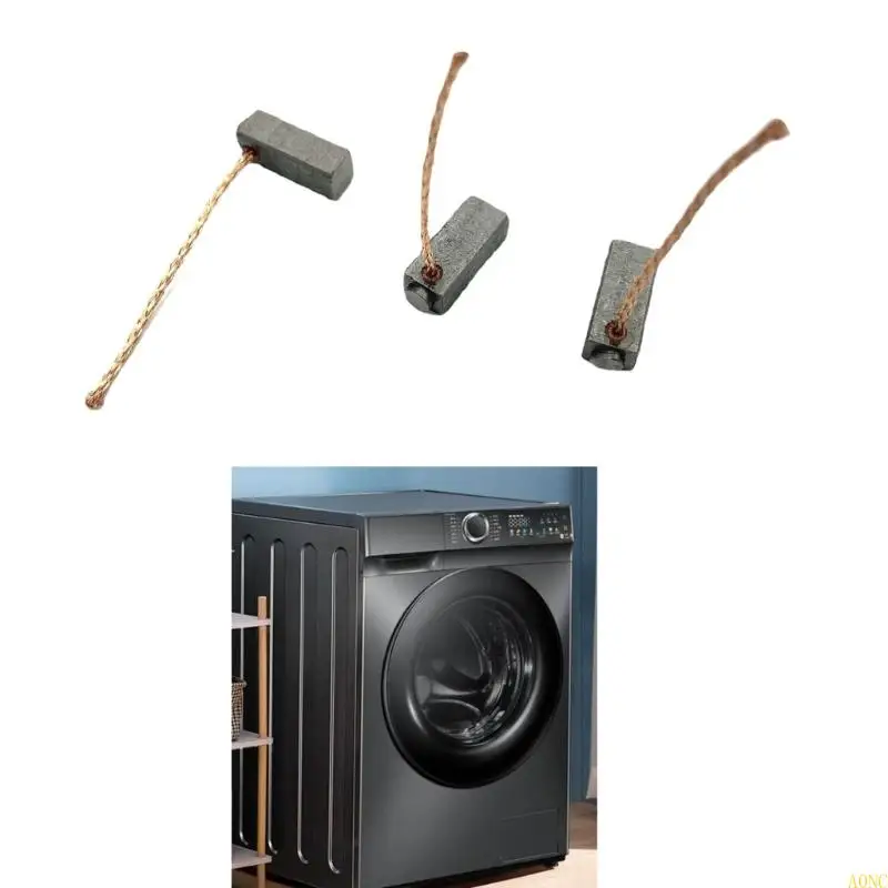 A0NC سهلة التثبيت فرش الكربون لمحركات 24 فولت مقاومة ارتداء عالية والاستقرار الحراري لإصلاح الأجهزة المنزلية #2